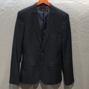 Navy suit jacket